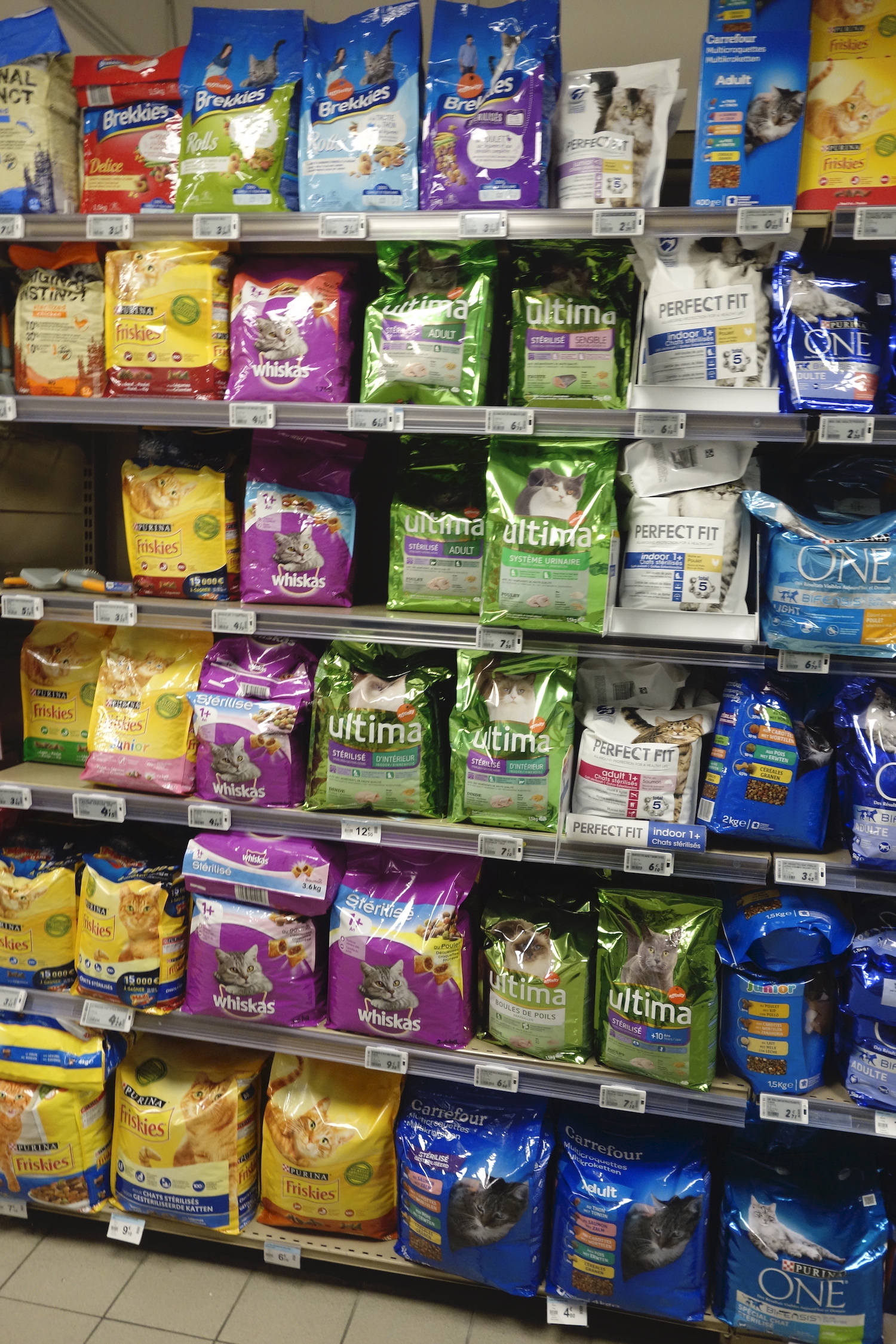 linéaire petfood