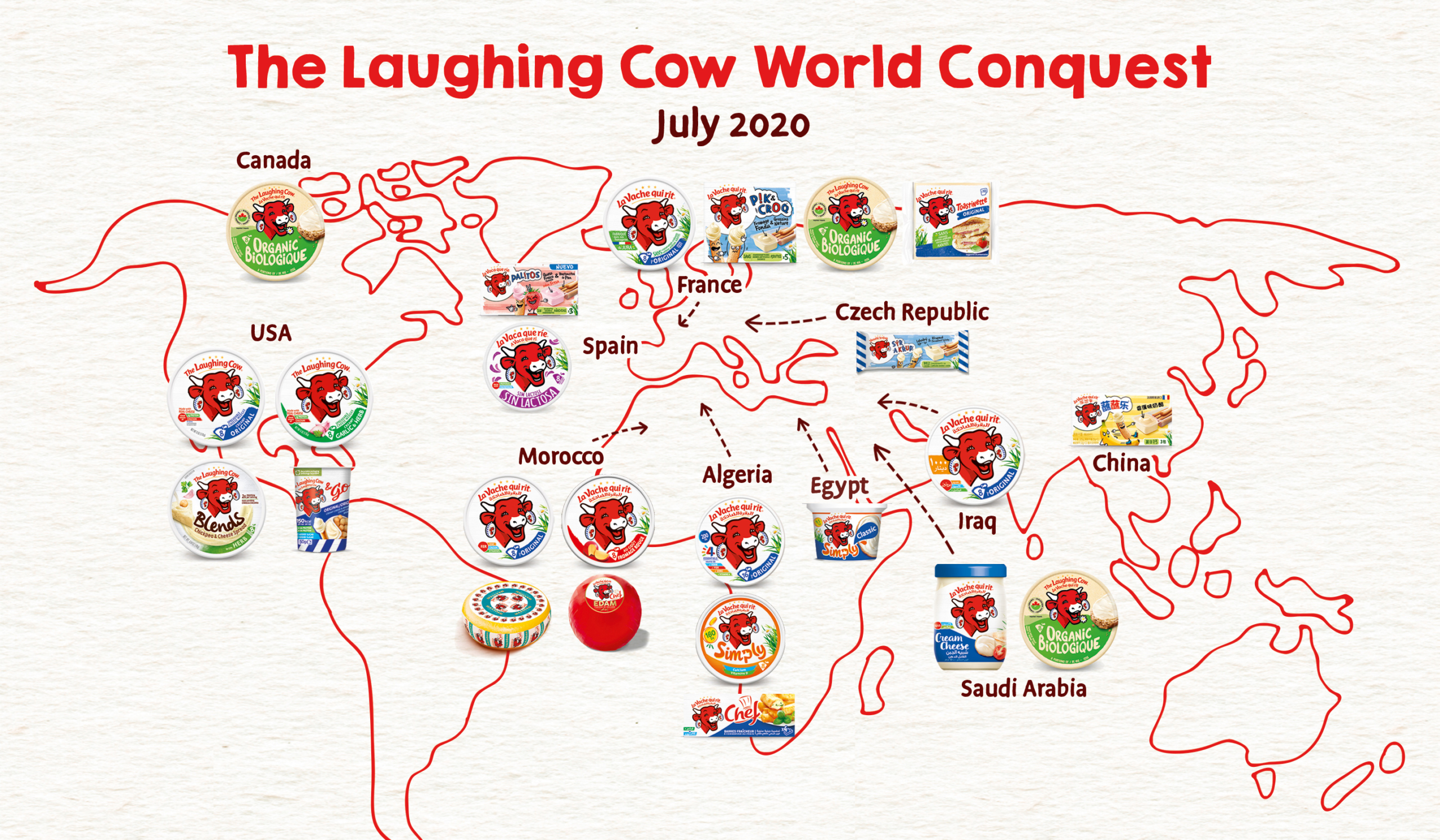 la vache qui rit monde