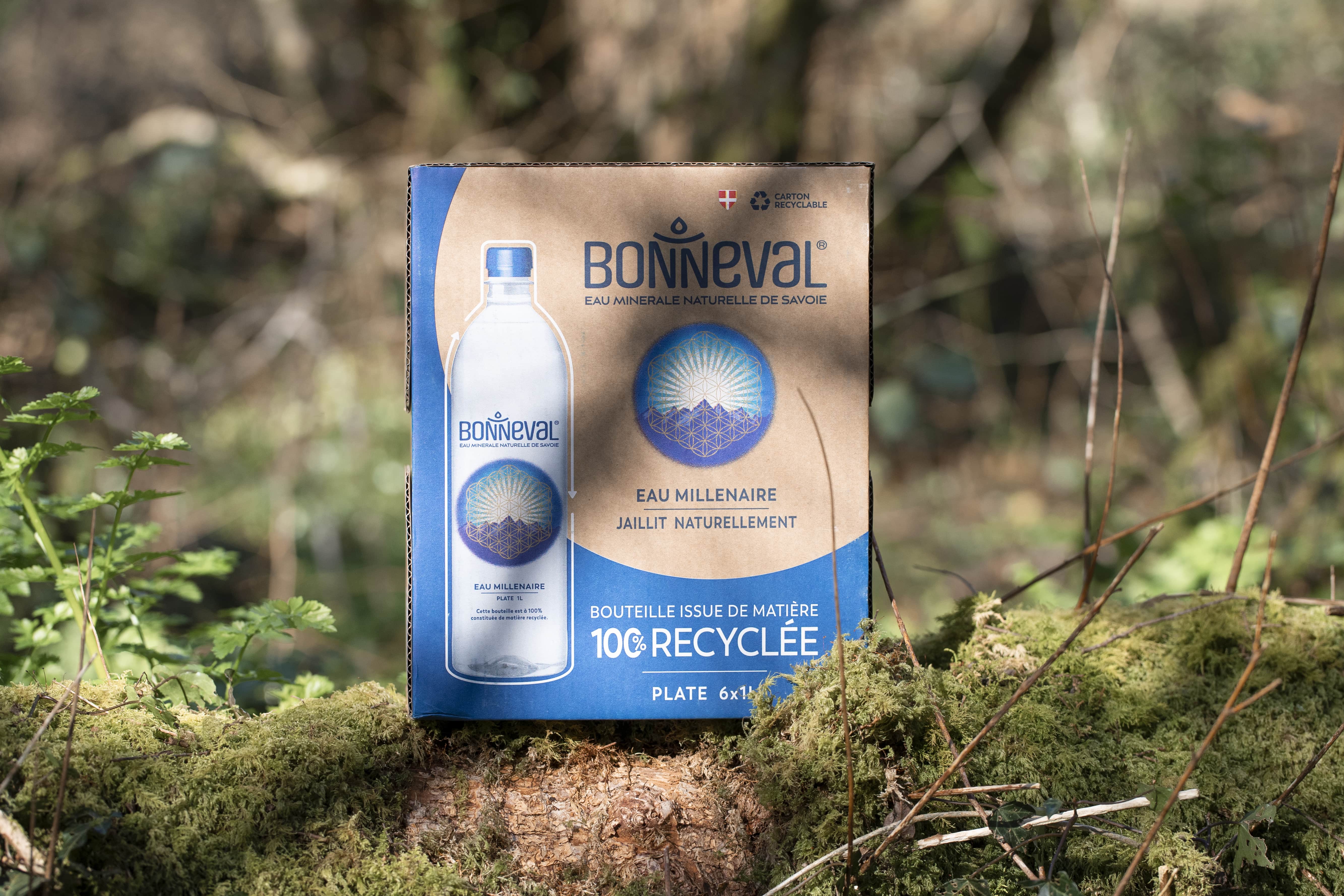 Pack carton bouteilles Bonneval ancient water