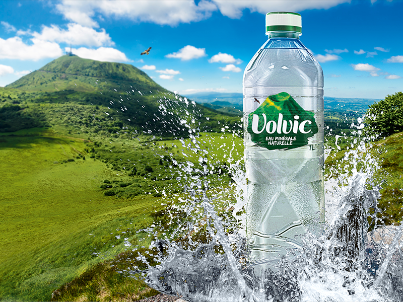 Bouteille d'eau Volvic