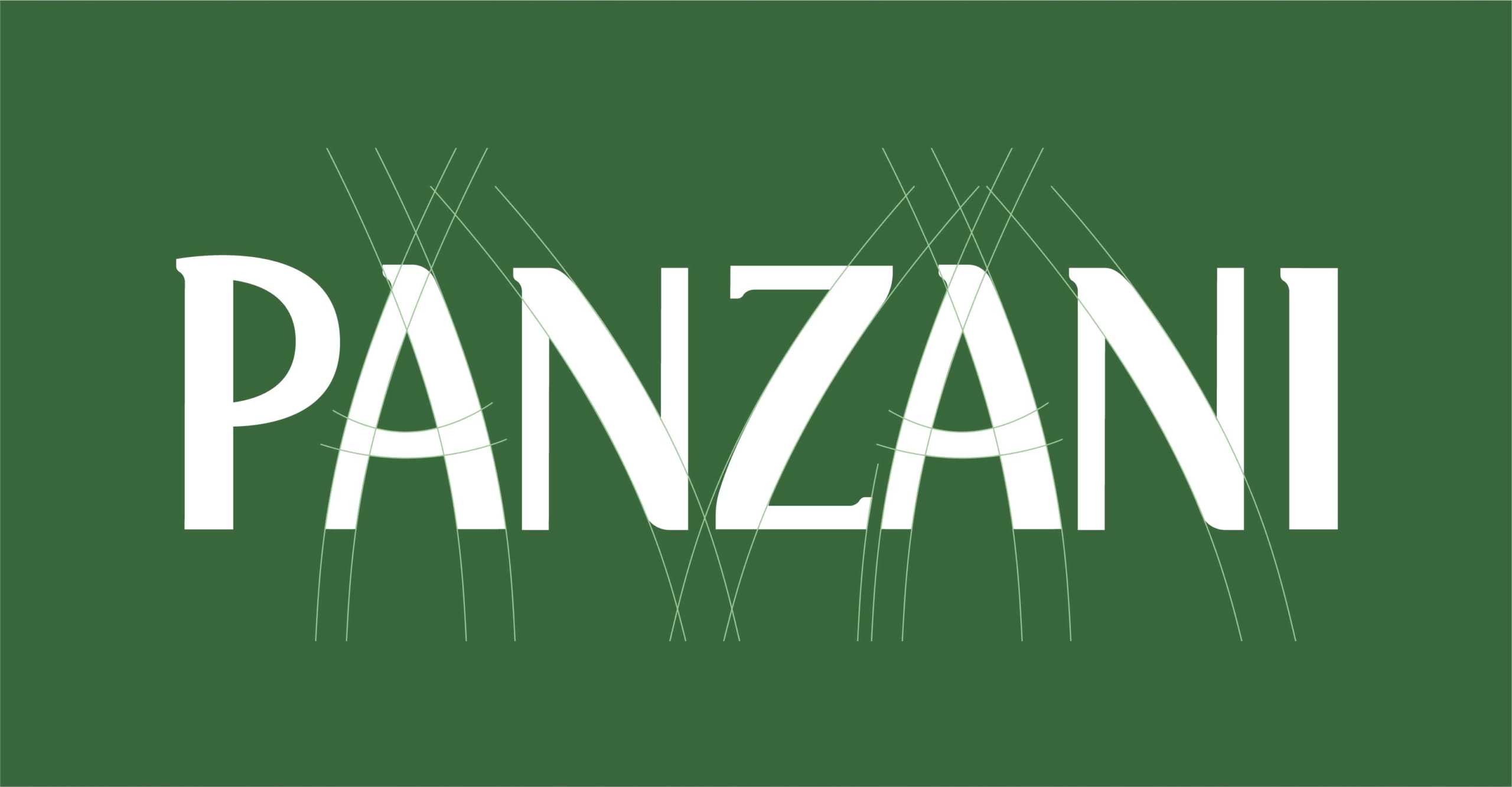 Logotype et typographie Panzani