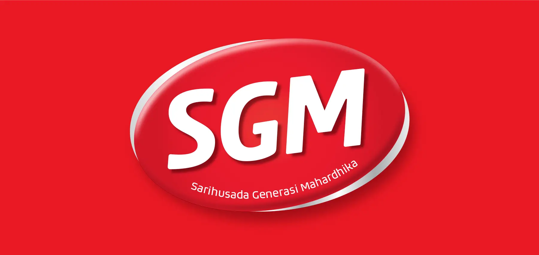SGM Sarihusada Generasi Mahardhika logo on a red background